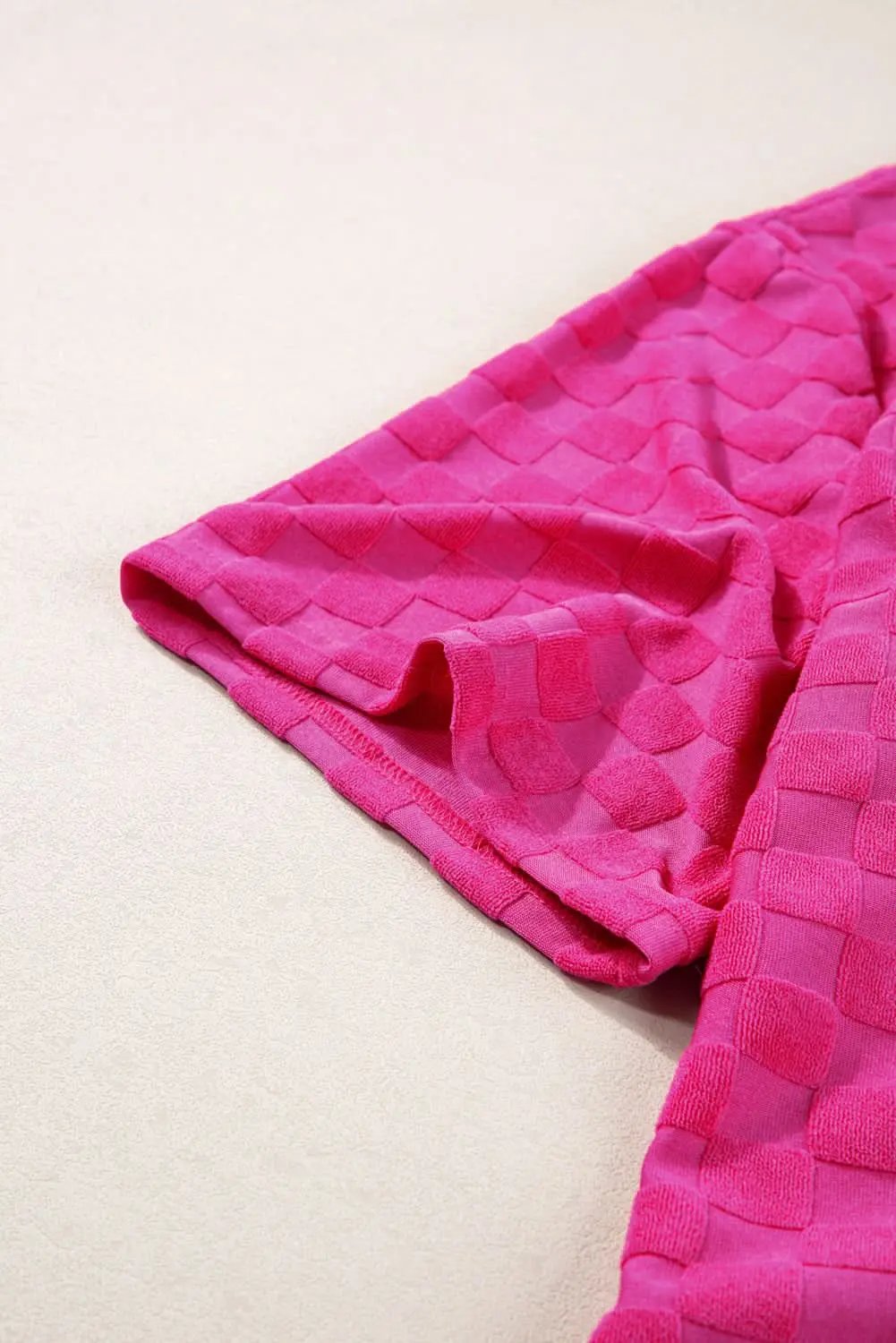 Chic peach blossom plus size short set - Love Salve